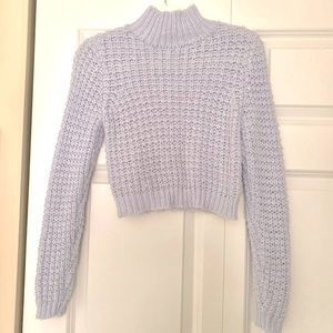Light blue long sleeve sweater